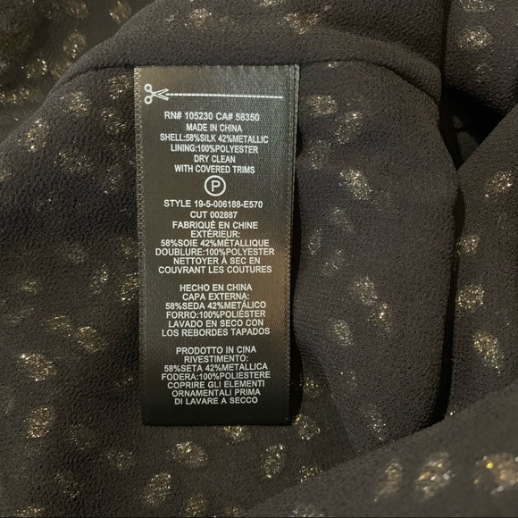 Equipment - Layla Cami - Silk/Lurex - Sz XL - Picture 9 of 10